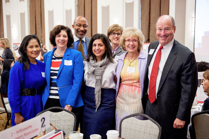 · FRONT ROW: Siri Gypmantasiri, Bank of America; Peggy Willer, Bank of America; Nicole Frisch, Bank of America; Jill Eiland, Intel; Roger Hinshaw, President of Bank of America Merrill Lynch Oregon/SW Washington · BACK ROW: Charles Wilhoite, Managing Director at Willamette Management Associates; Cindy Lozeau