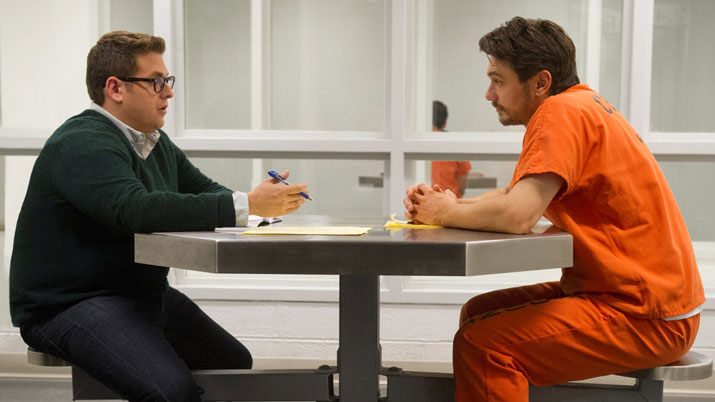 Hill stars as Michael Finkel, a disgraced New York Times reporter who meets accused killer Christian Longo (James Franco), who has been living abroad under Finkel's name. Directed by Rupert Goold, who co-wrote with David Kajganich, adapting Finkel's memoir. Executive producers include Brad Pitt. Part of the Premieres slate.
