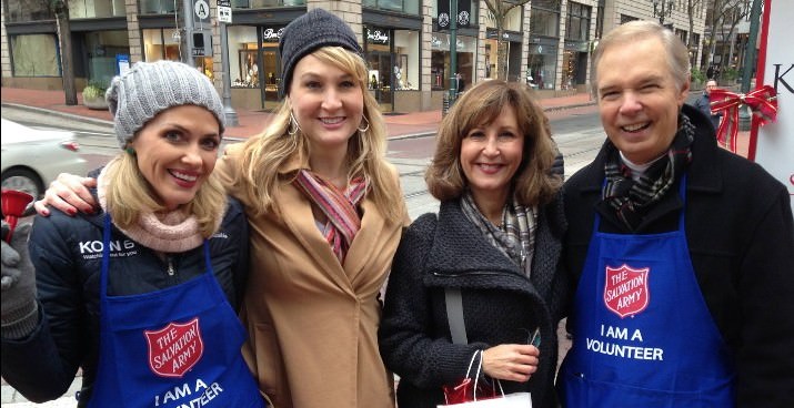 Celebrity Bell Ringing Day Hits High Notes for The Salvation Army
