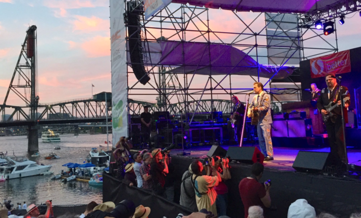 As Oregon Food Bank's largest annual fundraising event, this Portland flagship festival, the largest blues festival west of the Mississippi, and the second-largest blues festival in the nation.