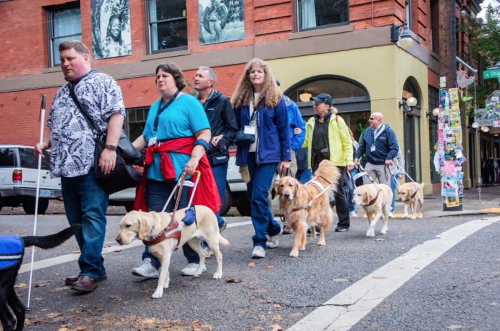 150 Guide Dogs for the Blind Alumni Reunite in Portland