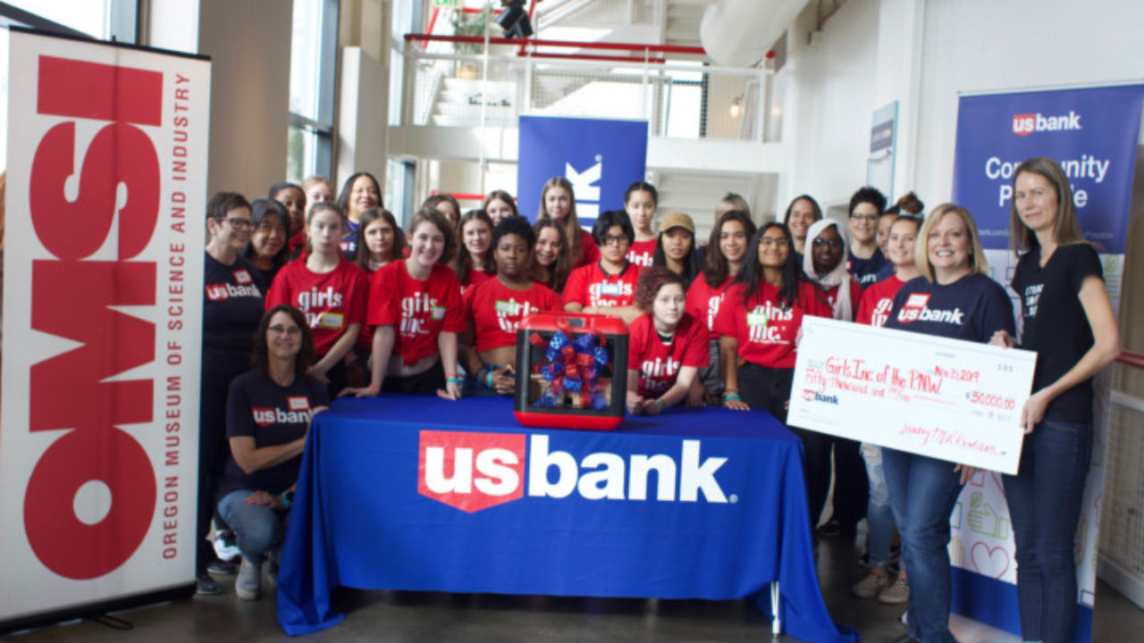 US Bank Donation To Girls Inc 11.16.19