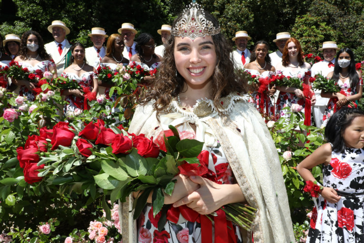 Historic Rose Festival Moment as Daughter of Queen Becomes Queen
